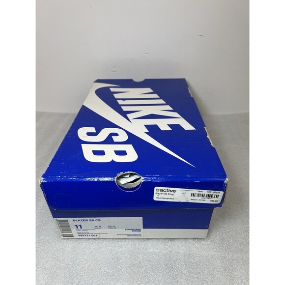 Nike Blazer Mid Sb Cs Brian Anderson Sneaker 2010 Sz 11 Black Orange Mint In Box main image 9